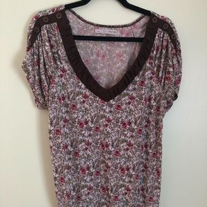 Maurices floral shirt